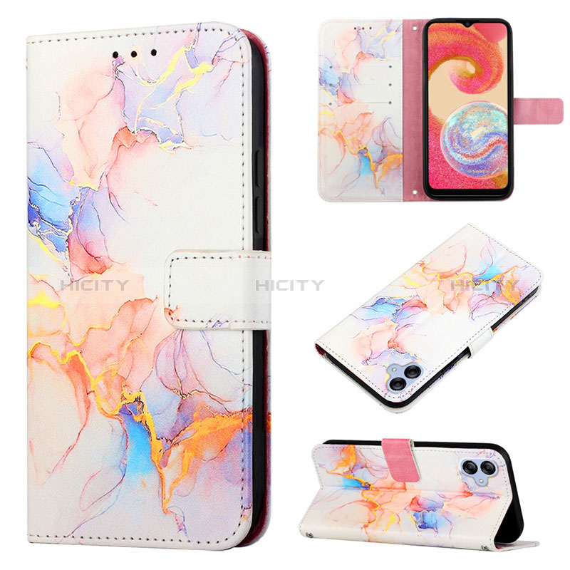 Handytasche Stand Schutzhülle Flip Leder Hülle Modisch Muster YB1 für Samsung Galaxy M04