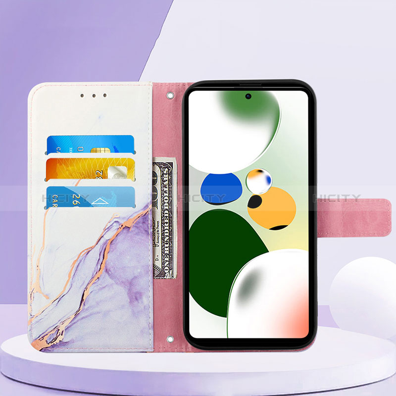 Handytasche Stand Schutzhülle Flip Leder Hülle Modisch Muster YB1 für Xiaomi Poco X5 Pro 5G groß