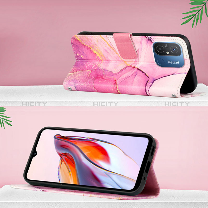 Handytasche Stand Schutzhülle Flip Leder Hülle Modisch Muster YB1 für Xiaomi Redmi 11A 4G groß