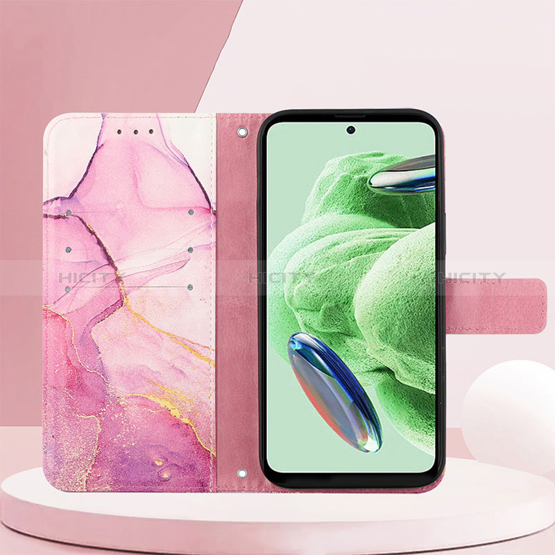 Handytasche Stand Schutzhülle Flip Leder Hülle Modisch Muster YB1 für Xiaomi Redmi Note 12 5G groß