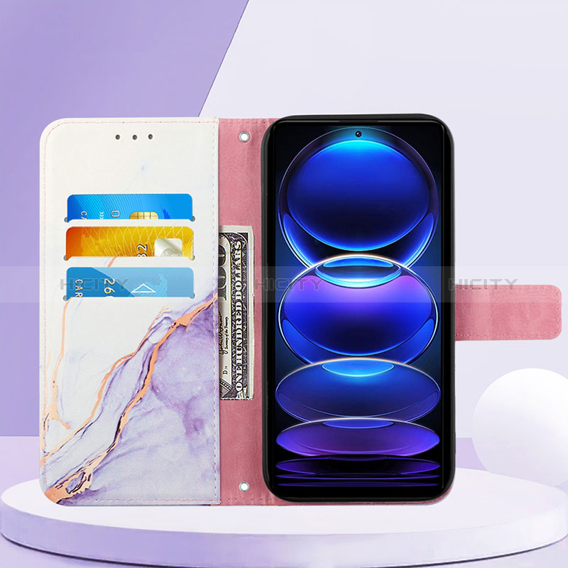 Handytasche Stand Schutzhülle Flip Leder Hülle Modisch Muster YB1 für Xiaomi Redmi Note 12 Explorer groß