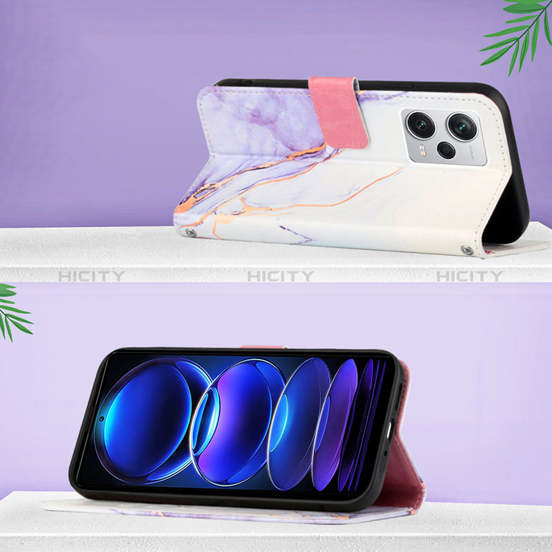 Handytasche Stand Schutzhülle Flip Leder Hülle Modisch Muster YB1 für Xiaomi Redmi Note 12 Explorer groß