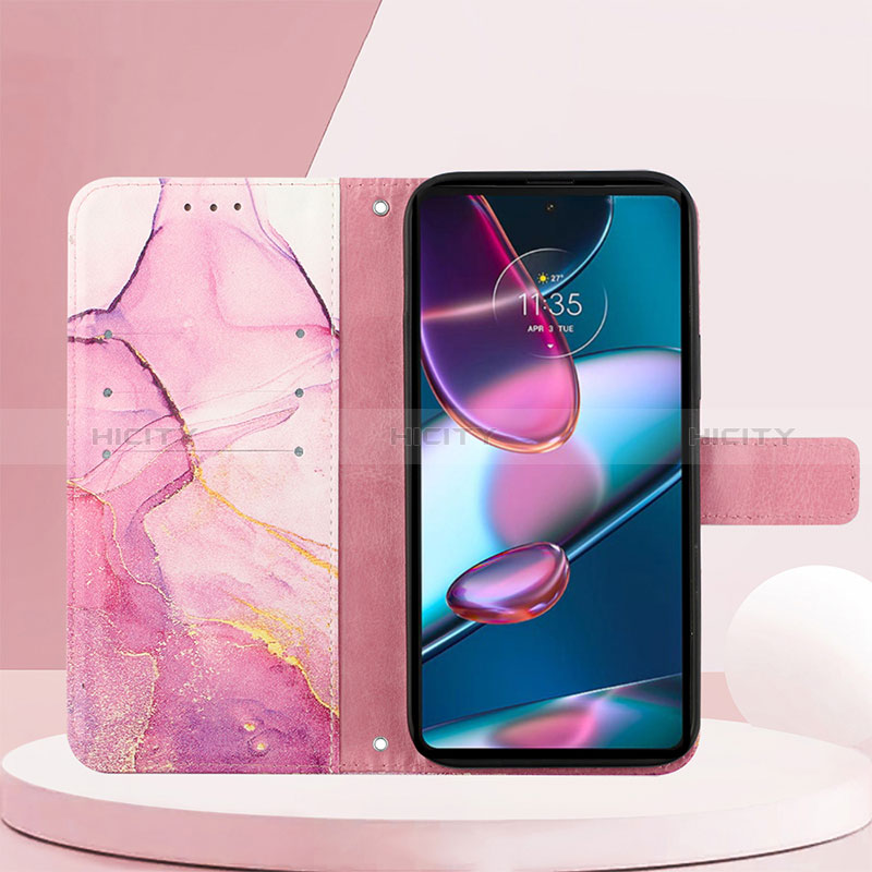 Handytasche Stand Schutzhülle Flip Leder Hülle Modisch Muster YB4 für Motorola Moto Edge Plus (2023) 5G