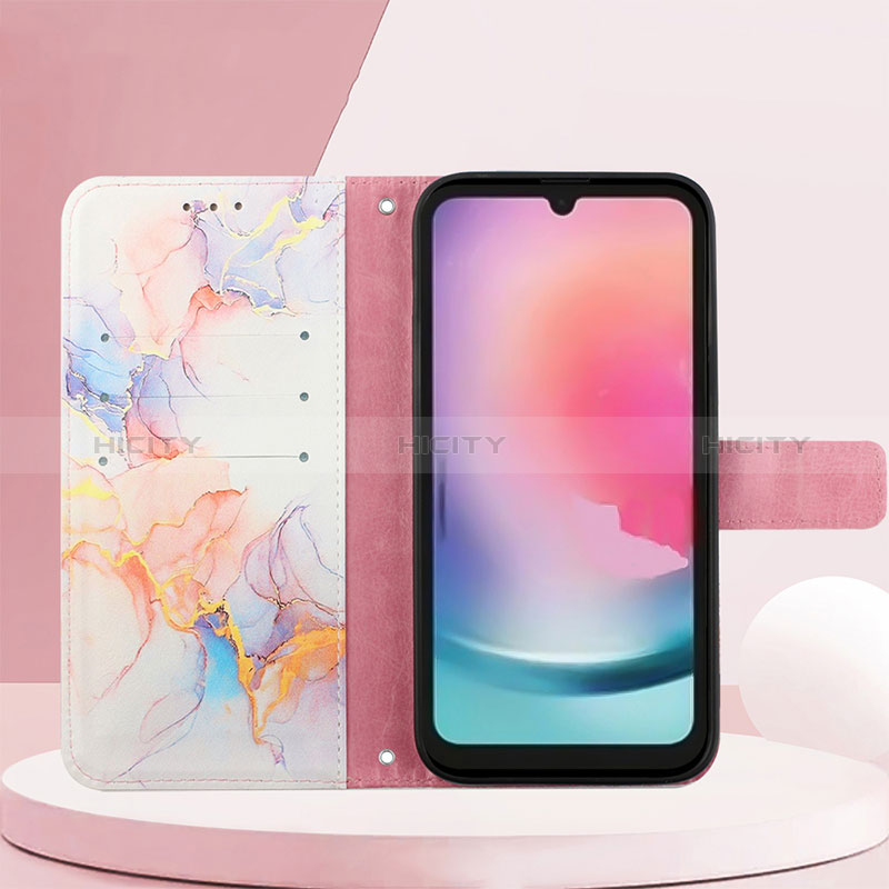 Handytasche Stand Schutzhülle Flip Leder Hülle Modisch Muster YB4 für Samsung Galaxy A25 5G