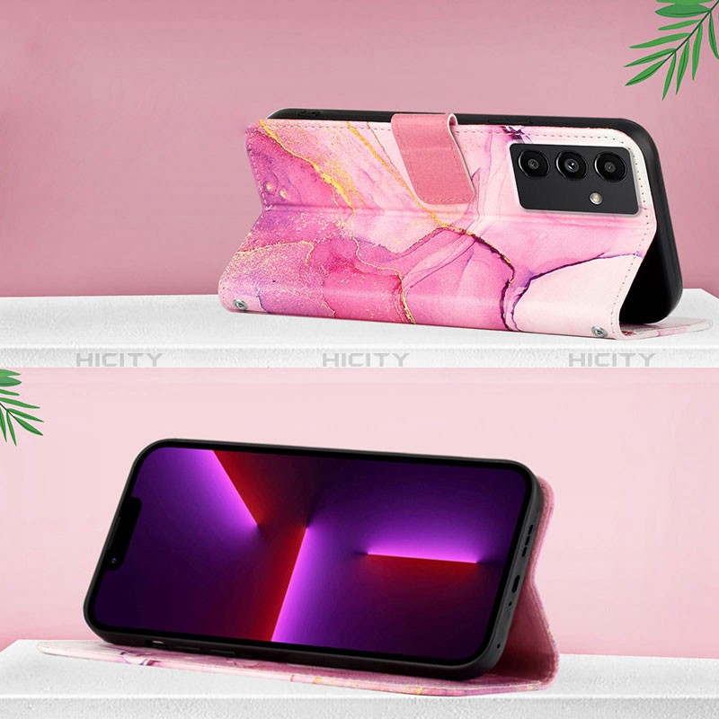 Handytasche Stand Schutzhülle Flip Leder Hülle Modisch Muster YB4 für Samsung Galaxy A54 5G