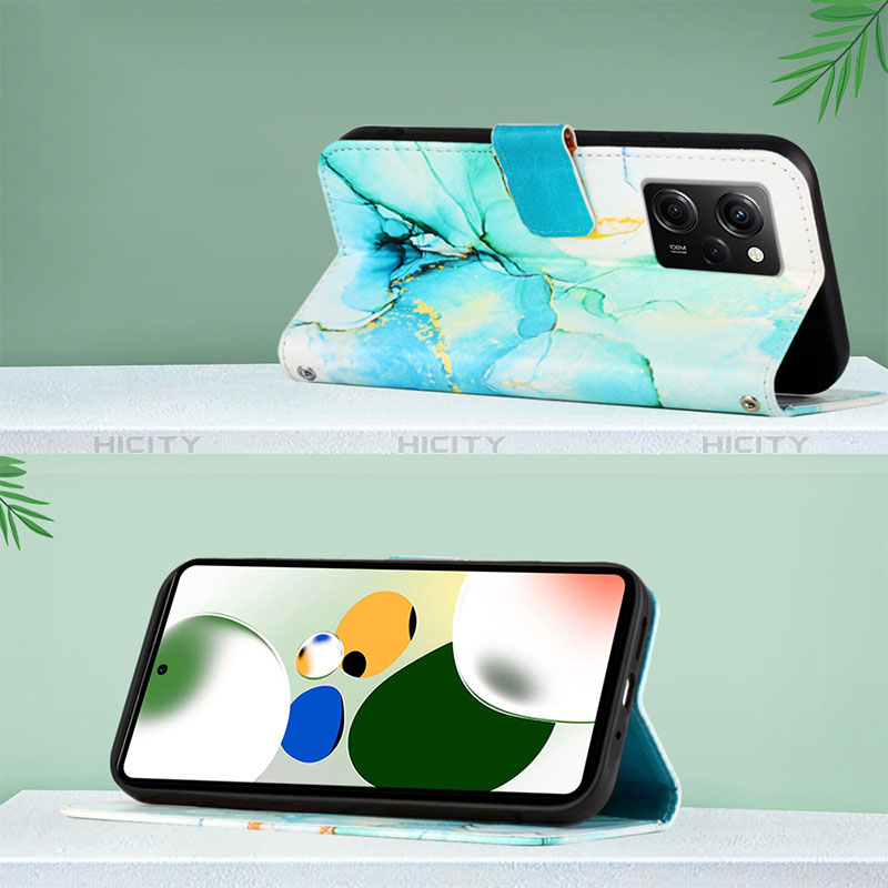 Handytasche Stand Schutzhülle Flip Leder Hülle Modisch Muster YB4 für Xiaomi Redmi Note 12 Pro Speed 5G groß