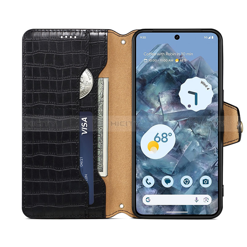 Handytasche Stand Schutzhülle Flip Leder Hülle MT1 für Google Pixel 8 Pro 5G