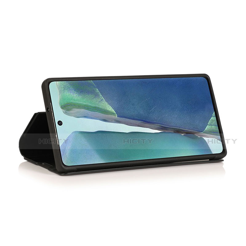 Handytasche Stand Schutzhülle Flip Leder Hülle N01 für Samsung Galaxy Note 20 5G groß