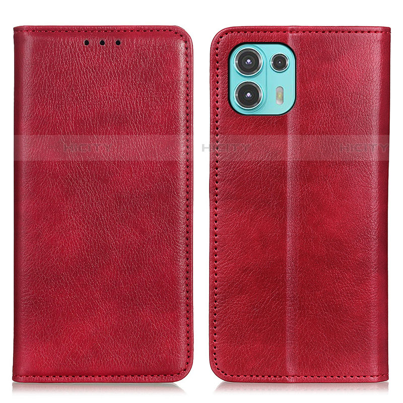 Handytasche Stand Schutzhülle Flip Leder Hülle N01P für Motorola Moto Edge 20 Lite 5G Rot Plus