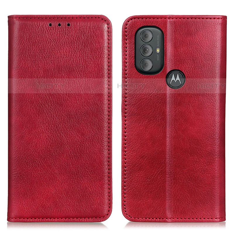 Handytasche Stand Schutzhülle Flip Leder Hülle N01P für Motorola Moto G Play Gen 2 Rot Plus