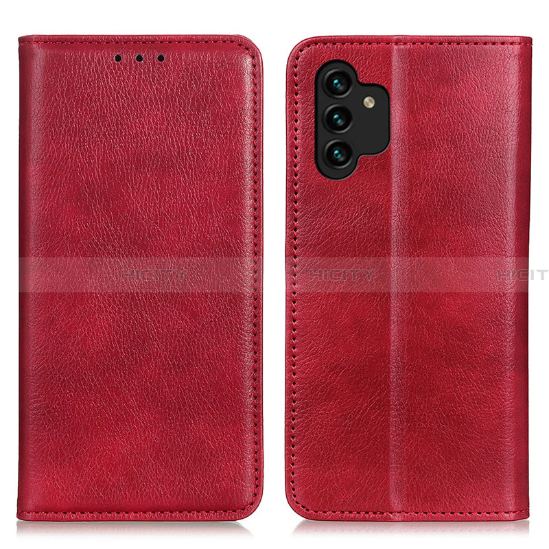 Handytasche Stand Schutzhülle Flip Leder Hülle N01P für Samsung Galaxy A13 4G Rot Plus