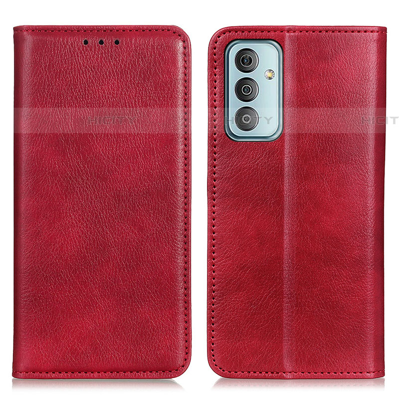 Handytasche Stand Schutzhülle Flip Leder Hülle N01P für Samsung Galaxy F13 4G Rot