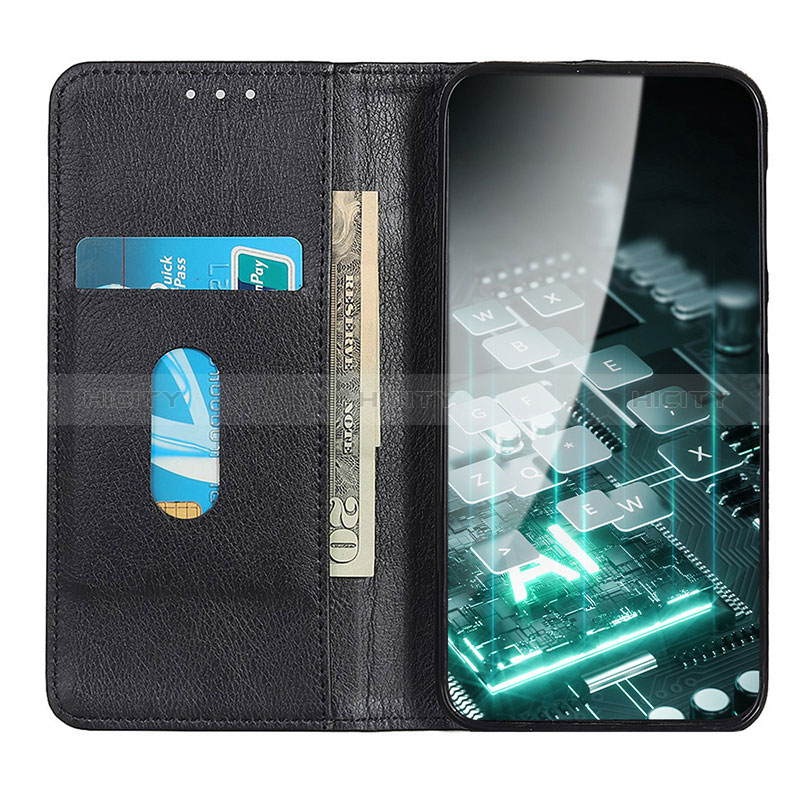 Handytasche Stand Schutzhülle Flip Leder Hülle N01P für Samsung Galaxy Quantum2 5G groß