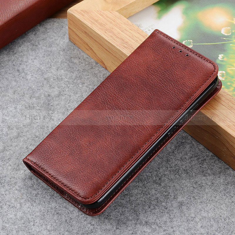 Handytasche Stand Schutzhülle Flip Leder Hülle N01P für Xiaomi Mi 13T 5G Braun Plus