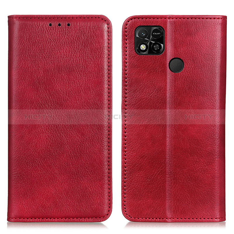 Handytasche Stand Schutzhülle Flip Leder Hülle N01P für Xiaomi POCO C3 Rot Plus