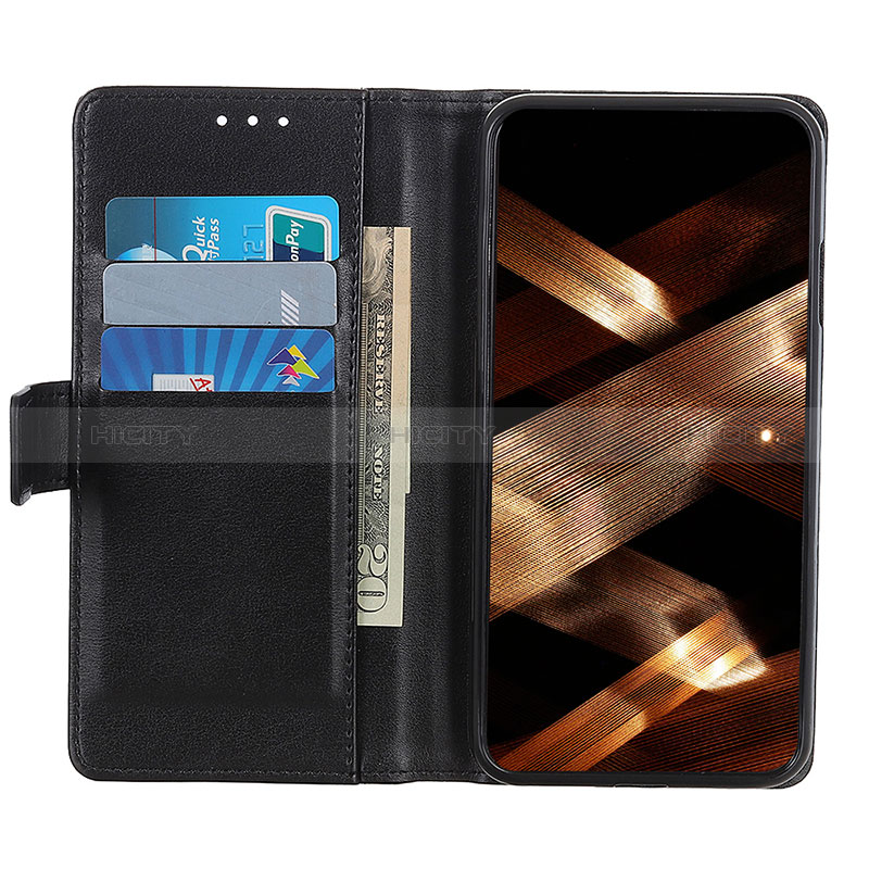 Handytasche Stand Schutzhülle Flip Leder Hülle N02P für Motorola Moto G53 5G groß