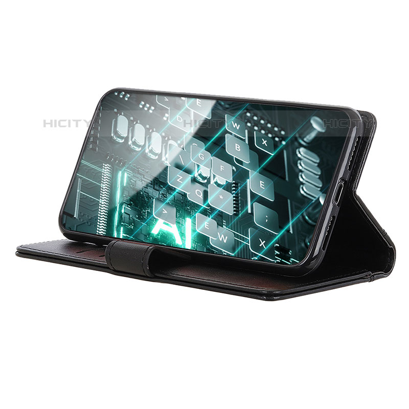 Handytasche Stand Schutzhülle Flip Leder Hülle N02P für Samsung Galaxy A03