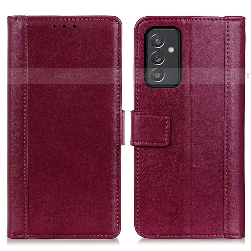 Handytasche Stand Schutzhülle Flip Leder Hülle N02P für Samsung Galaxy A05s Rot