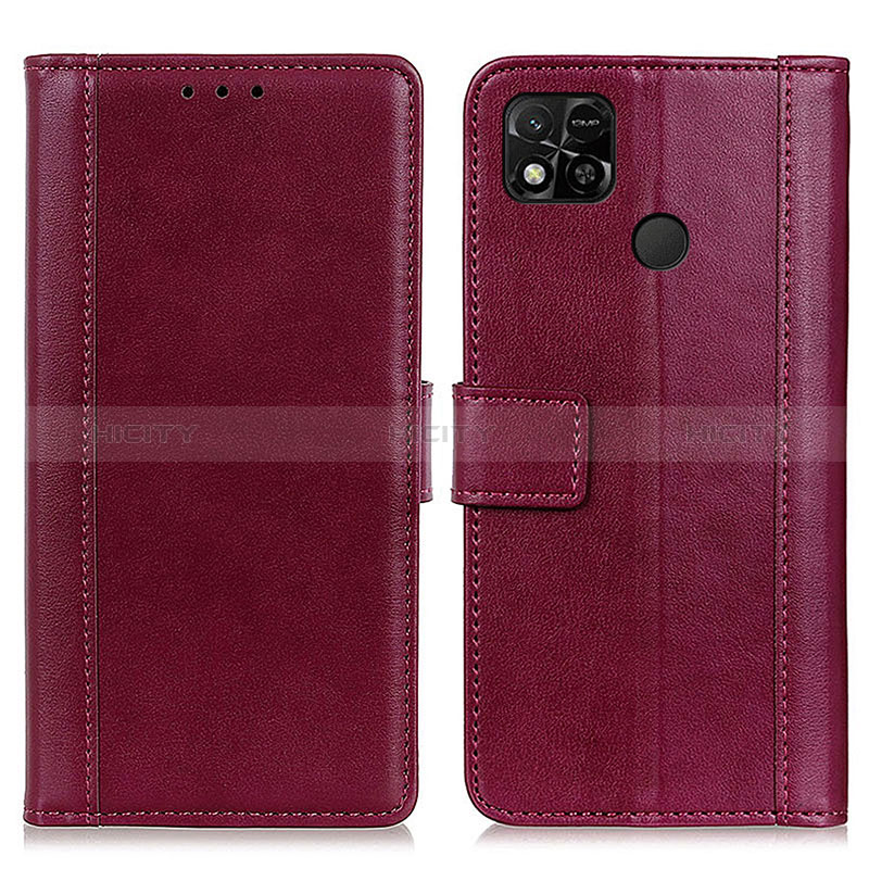 Handytasche Stand Schutzhülle Flip Leder Hülle N02P für Xiaomi Redmi 9 Activ Rot