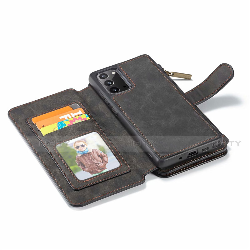 Handytasche Stand Schutzhülle Flip Leder Hülle N03 für Samsung Galaxy Note 20 5G groß