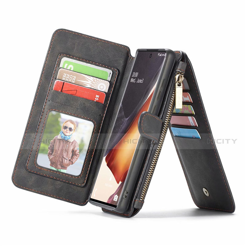 Handytasche Stand Schutzhülle Flip Leder Hülle N03 für Samsung Galaxy Note 20 Ultra 5G