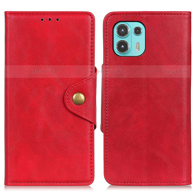 Handytasche Stand Schutzhülle Flip Leder Hülle N03P für Motorola Moto Edge 20 Lite 5G Rot