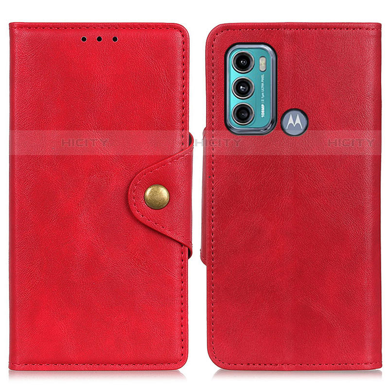 Handytasche Stand Schutzhülle Flip Leder Hülle N03P für Motorola Moto G40 Fusion Rot