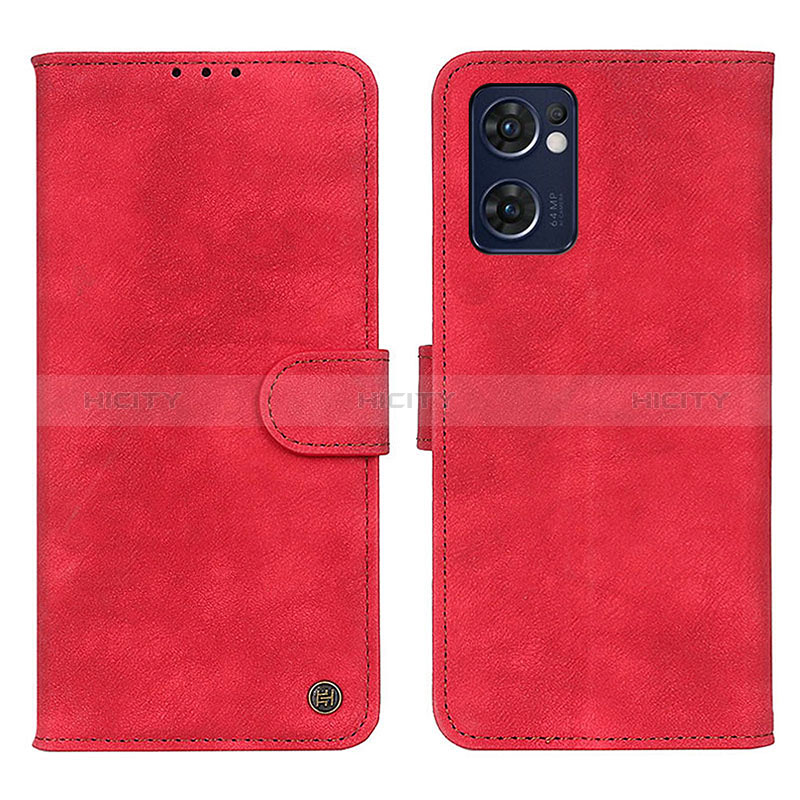 Handytasche Stand Schutzhülle Flip Leder Hülle N03P für OnePlus Nord CE 2 5G Rot Plus