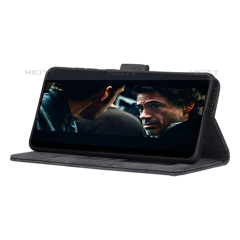 Handytasche Stand Schutzhülle Flip Leder Hülle N03P für Oppo Reno6 Pro 5G India groß