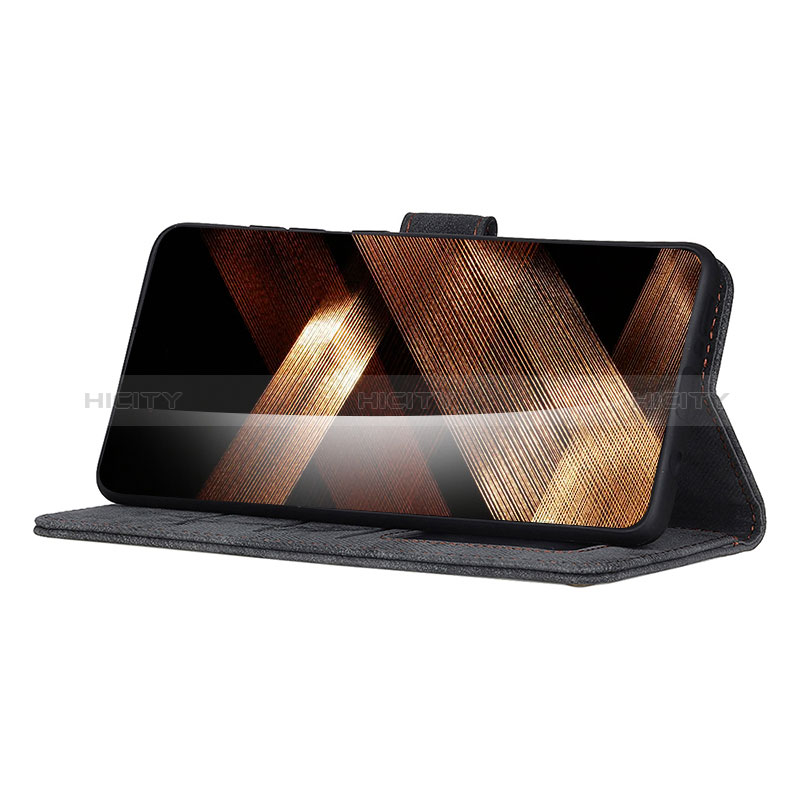 Handytasche Stand Schutzhülle Flip Leder Hülle N03P für Samsung Galaxy A15 4G groß