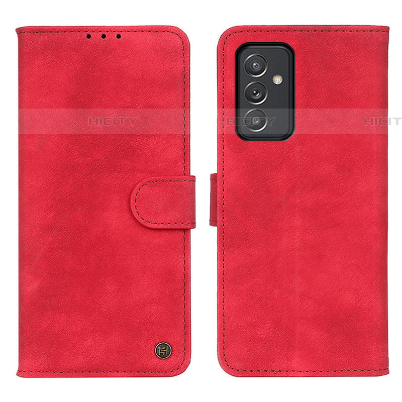 Handytasche Stand Schutzhülle Flip Leder Hülle N03P für Samsung Galaxy A24 4G Rot Plus