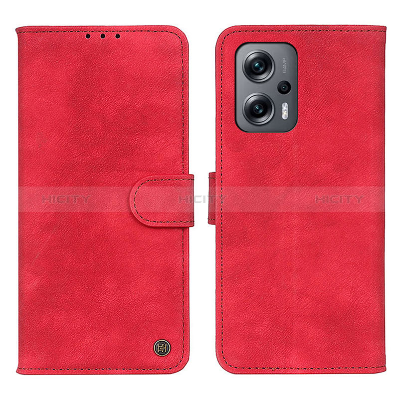 Handytasche Stand Schutzhülle Flip Leder Hülle N03P für Xiaomi Redmi Note 11T Pro+ Plus 5G Rot