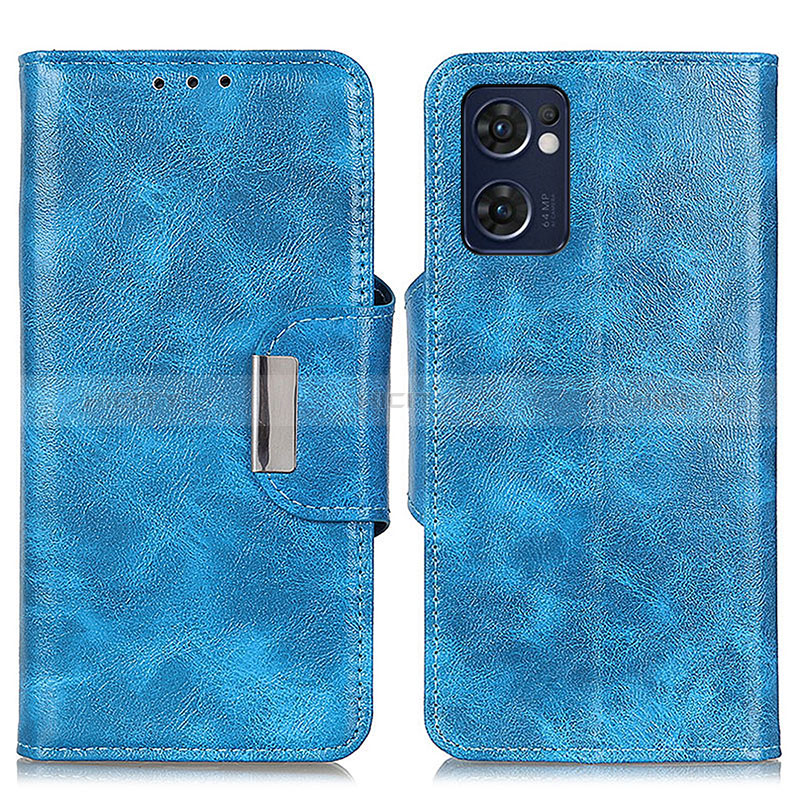 Handytasche Stand Schutzhülle Flip Leder Hülle N04P für OnePlus Nord CE 2 5G Hellblau Plus