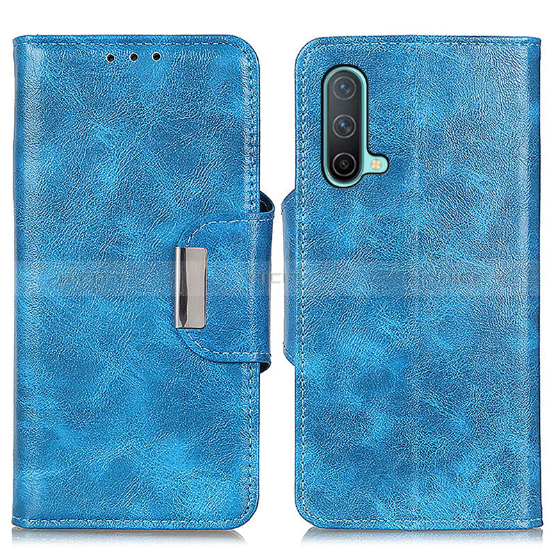 Handytasche Stand Schutzhülle Flip Leder Hülle N04P für OnePlus Nord CE 5G Hellblau Plus