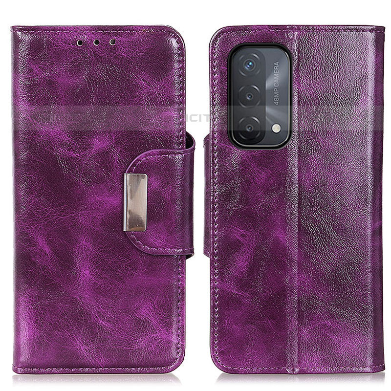 Handytasche Stand Schutzhülle Flip Leder Hülle N04P für OnePlus Nord N200 5G Violett