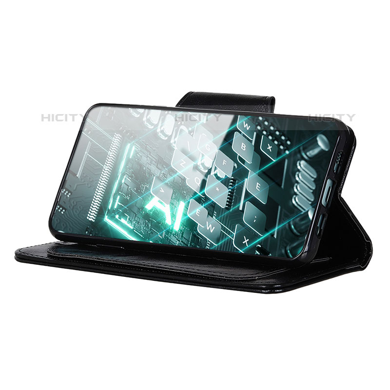 Handytasche Stand Schutzhülle Flip Leder Hülle N04P für Samsung Galaxy A03 groß