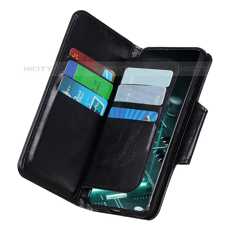 Handytasche Stand Schutzhülle Flip Leder Hülle N04P für Samsung Galaxy A03 groß