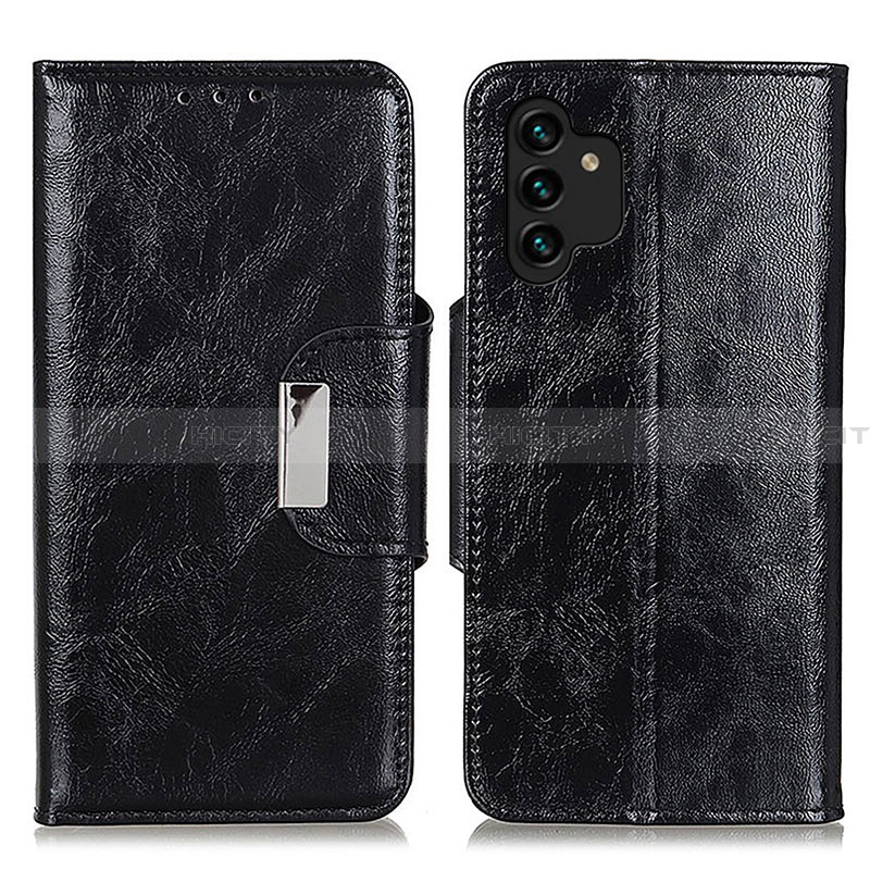 Handytasche Stand Schutzhülle Flip Leder Hülle N04P für Samsung Galaxy A13 4G groß