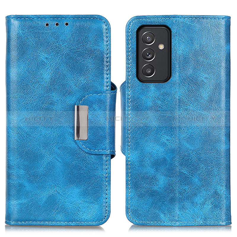 Handytasche Stand Schutzhülle Flip Leder Hülle N04P für Samsung Galaxy A15 5G Hellblau