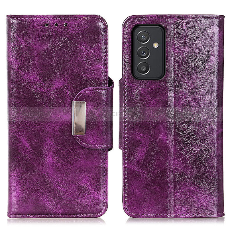 Handytasche Stand Schutzhülle Flip Leder Hülle N04P für Samsung Galaxy A55 5G Violett Plus