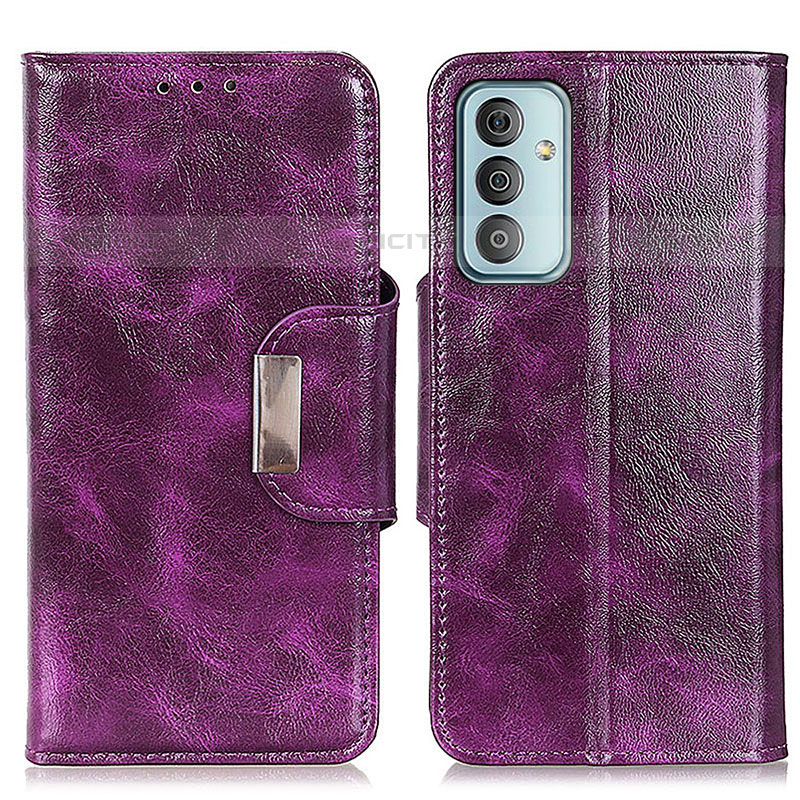 Handytasche Stand Schutzhülle Flip Leder Hülle N04P für Samsung Galaxy M23 5G Violett