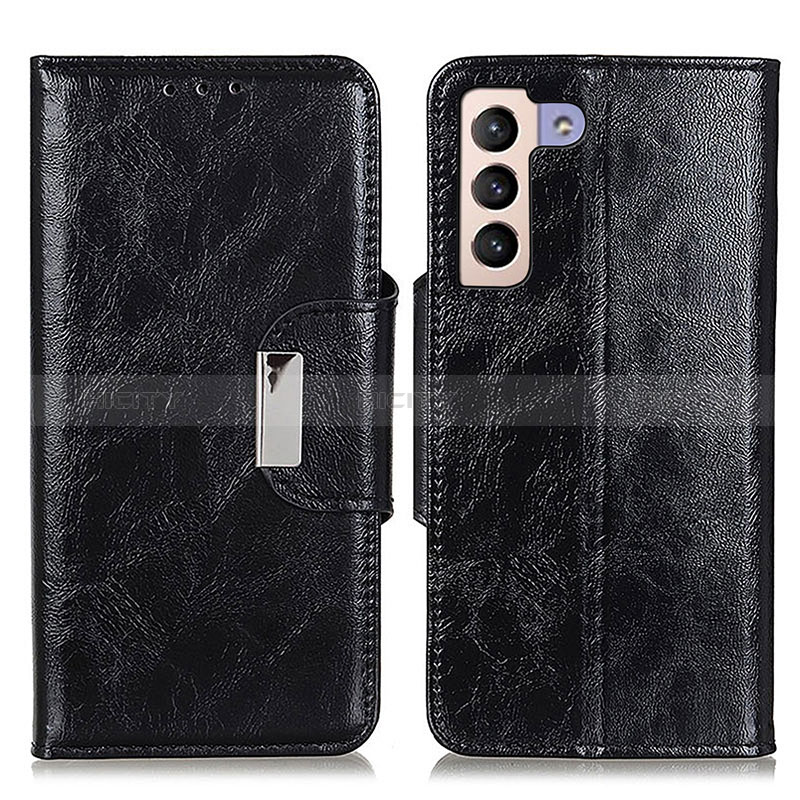 Handytasche Stand Schutzhülle Flip Leder Hülle N04P für Samsung Galaxy S24 5G Schwarz Plus