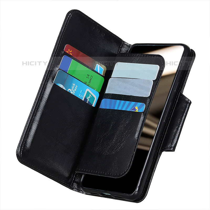 Handytasche Stand Schutzhülle Flip Leder Hülle N04P für Vivo T1 5G India groß