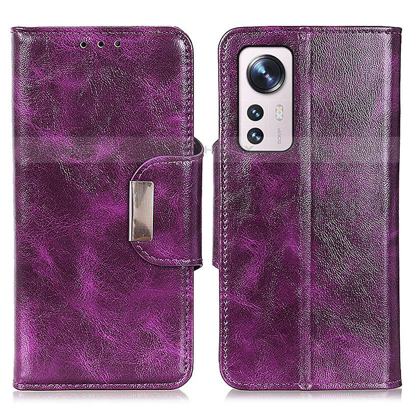 Handytasche Stand Schutzhülle Flip Leder Hülle N04P für Xiaomi Mi 12 Lite 5G Violett