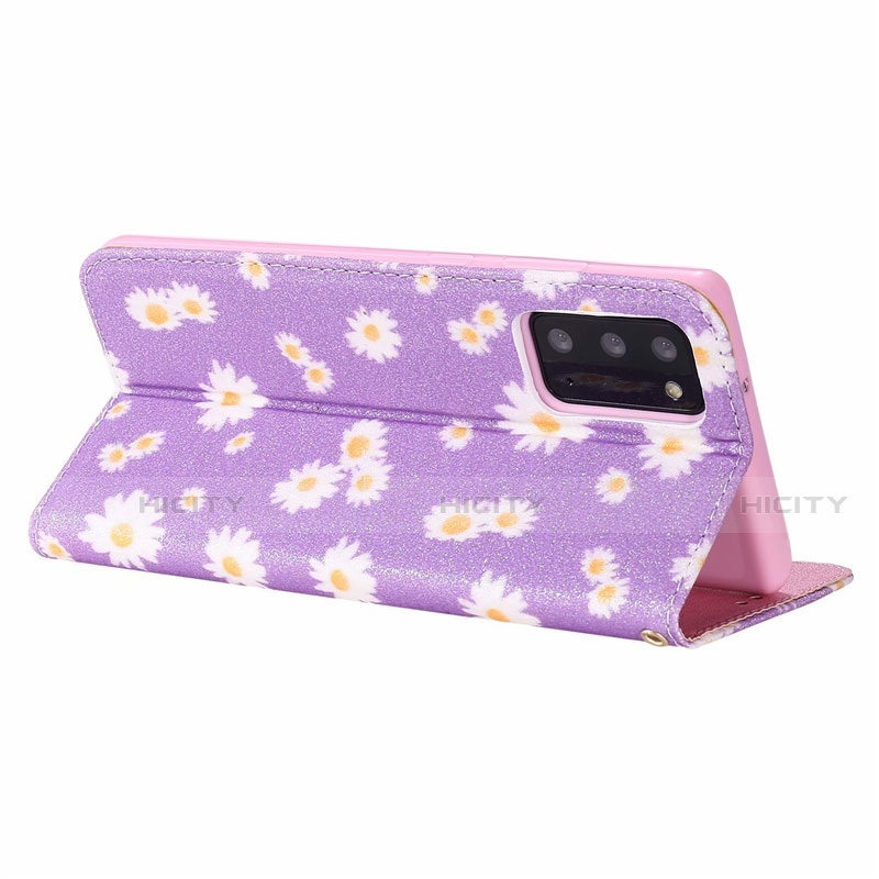 Handytasche Stand Schutzhülle Flip Leder Hülle N05 für Samsung Galaxy Note 20 5G groß