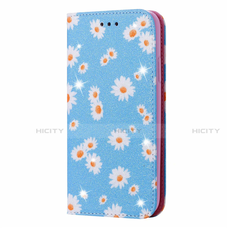 Handytasche Stand Schutzhülle Flip Leder Hülle N05 für Samsung Galaxy Note 20 5G Hellblau