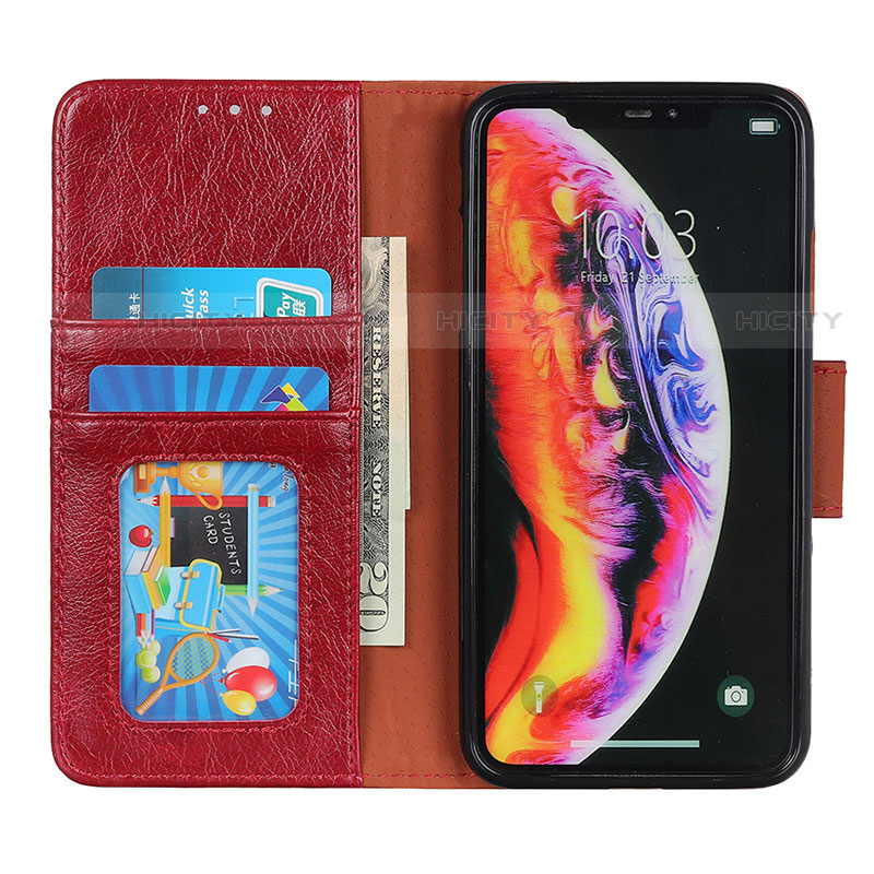 Handytasche Stand Schutzhülle Flip Leder Hülle N05P für Motorola Moto E20