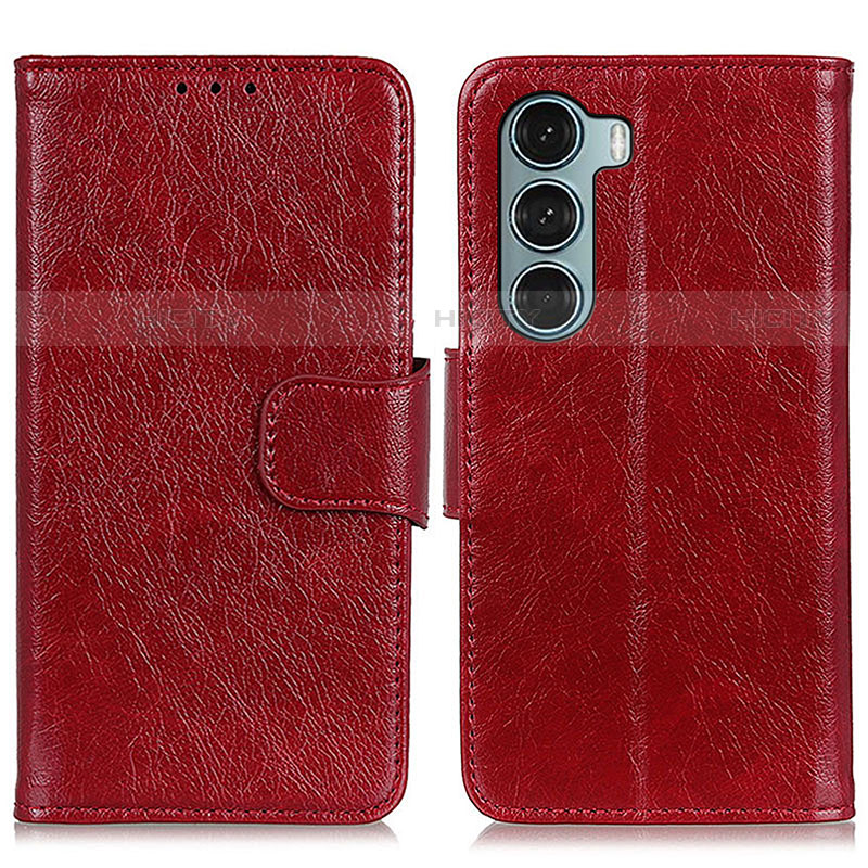 Handytasche Stand Schutzhülle Flip Leder Hülle N05P für Motorola Moto Edge S30 5G Rot