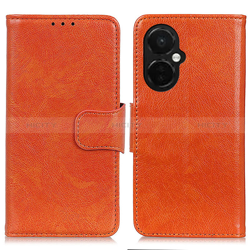 Handytasche Stand Schutzhülle Flip Leder Hülle N05P für OnePlus Nord CE 3 Lite 5G Orange Plus