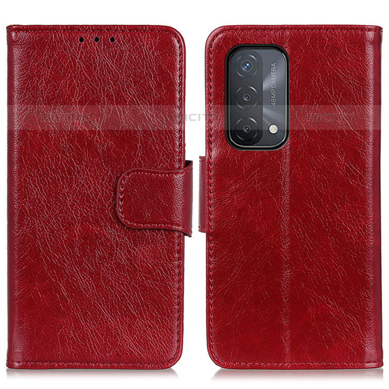 Handytasche Stand Schutzhülle Flip Leder Hülle N05P für OnePlus Nord N200 5G Rot